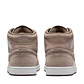 Tenis Nike Air Jordan 1 Mid Hombre-Blanco/Café - Miniatura 5