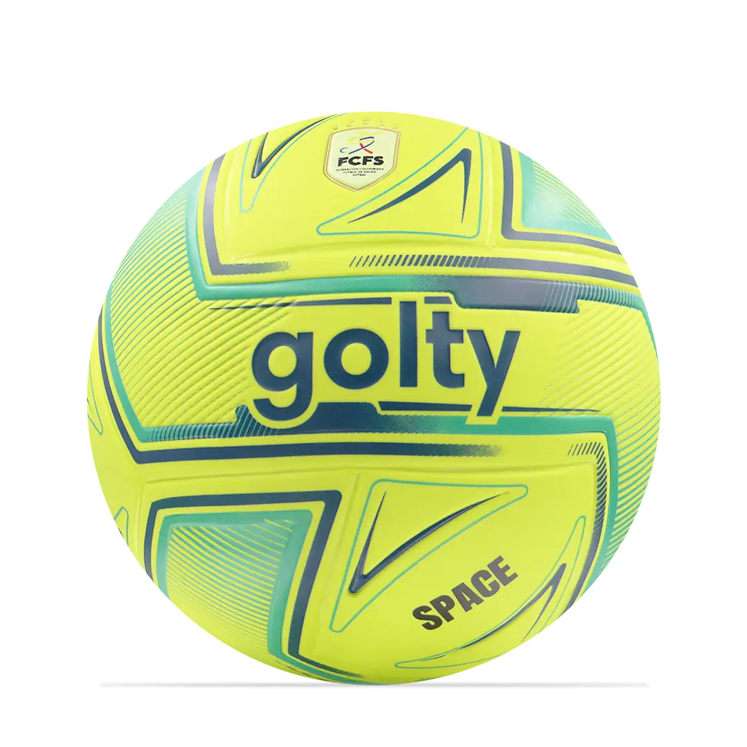 Balón Microfútbol Golty Competencia Space Laminado-Verde 1