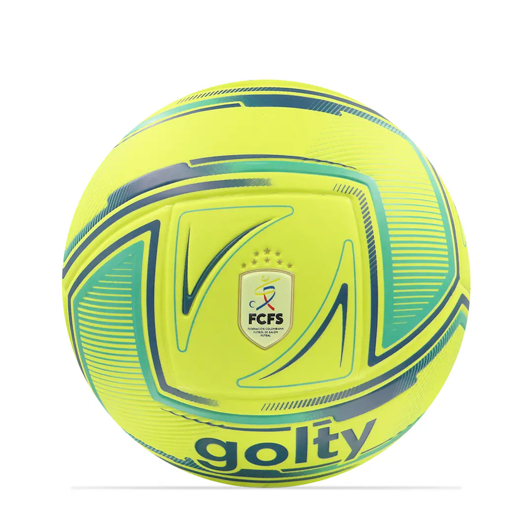 Balón Microfútbol Golty Competencia Space Laminado-Verde 2