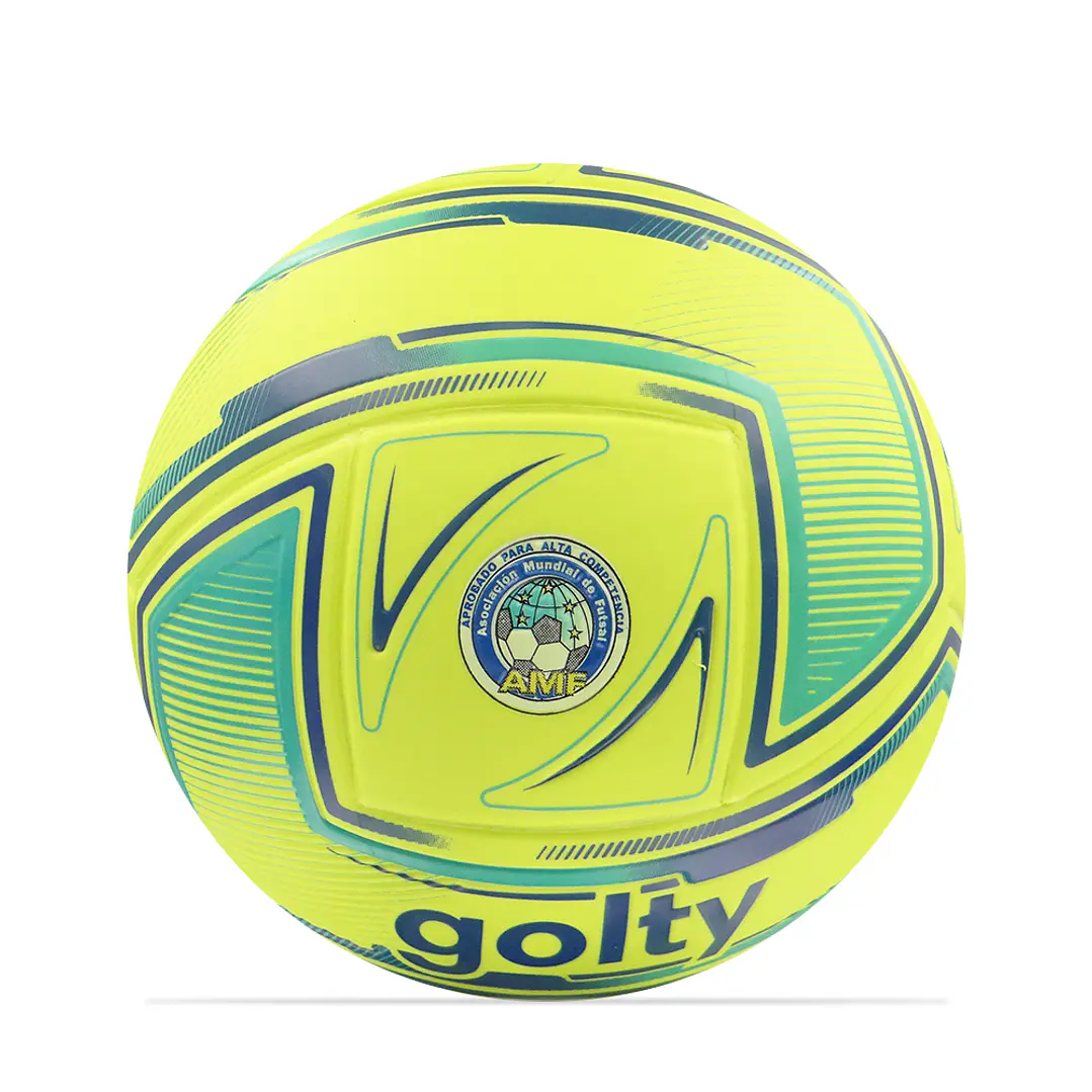 Balón Microfútbol Golty Competencia Space Laminado-Verde 3