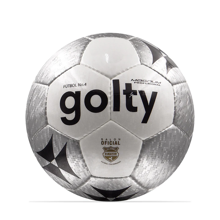 Balon Futbol Profesional Golty Magnum No.4-Gris Claro 1