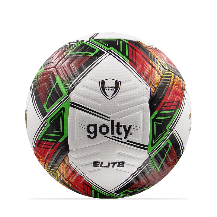 Balon Futbol Sala Pro Golty Elite Dualtech-Negro/Naranja 1