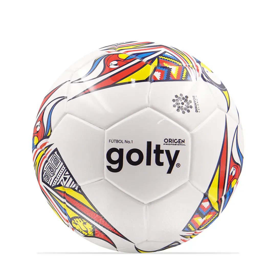 Balon Futbol Coleccionable Golty Origen No.1-Blanco 1
