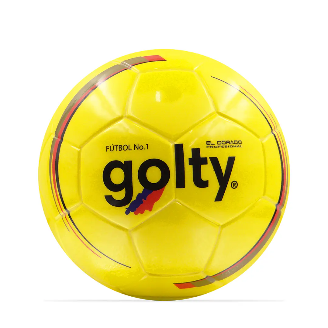 Balon Futbol Coleccionable Golty Dorado No.1-Amarillo 1