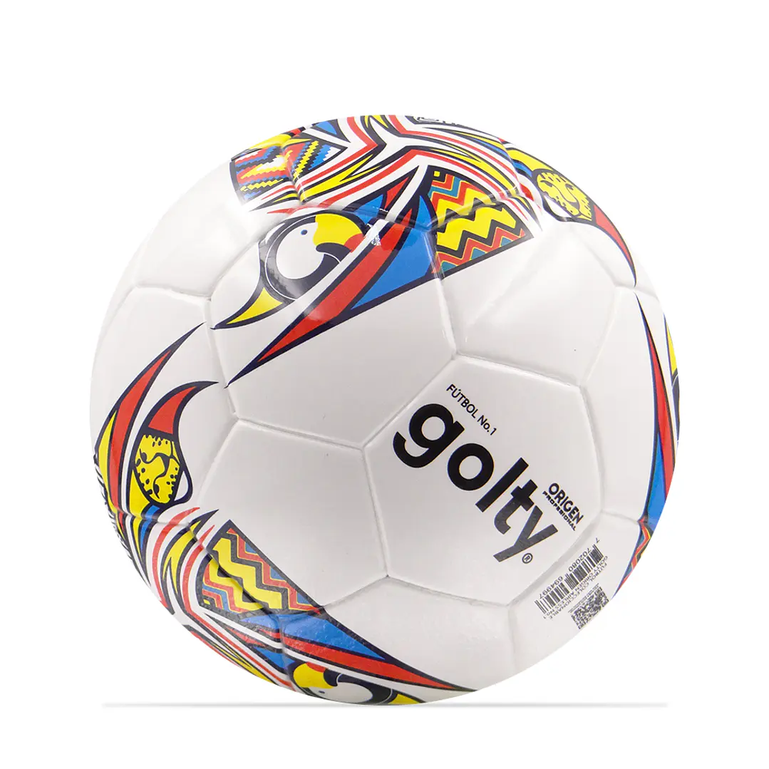 Balon Futbol Coleccionable Golty Origen No.1-Blanco 2