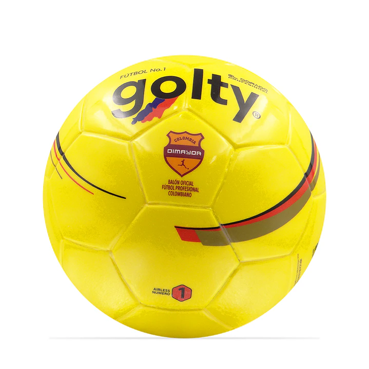 Balon Futbol Coleccionable Golty Dorado No.1-Amarillo 2