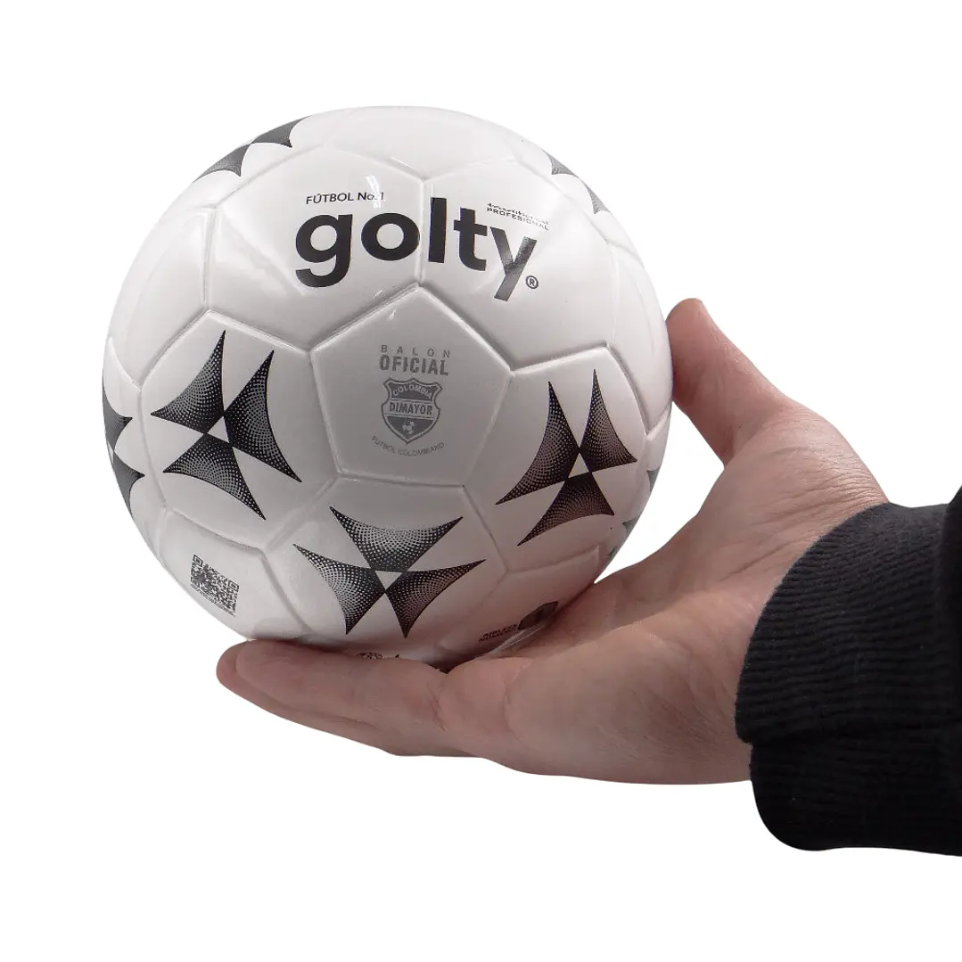 Balon Futbol Coleccionable Golty Traditional No.1-Blanco 3