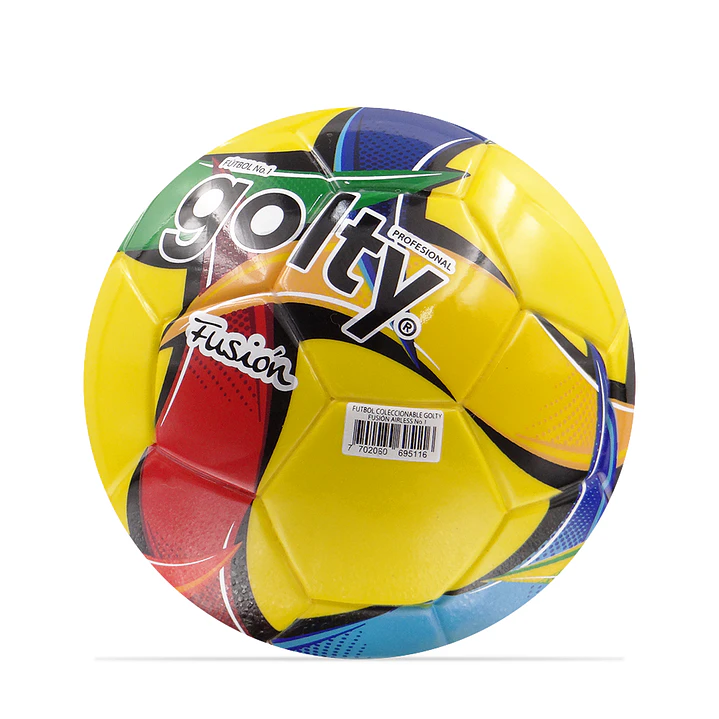 Balon Futbol Coleccionable Golty Fusion No.1-Amarillo 4