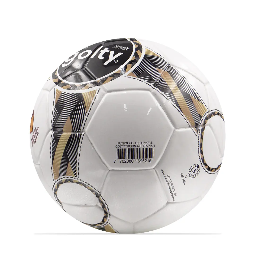 Balon Futbol Coleccionable Golty Tuchin No.1-Blanco 4
