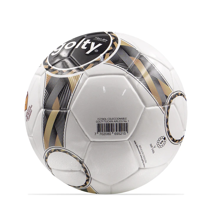 Balon Futbol Coleccionable Golty Tuchin No.1-Blanco 4