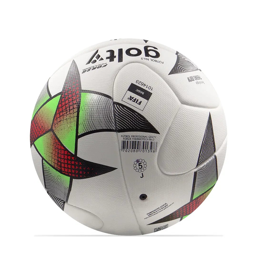 Balon Futbol Prof Golty Forza Thermotech No.5-Blanco 4