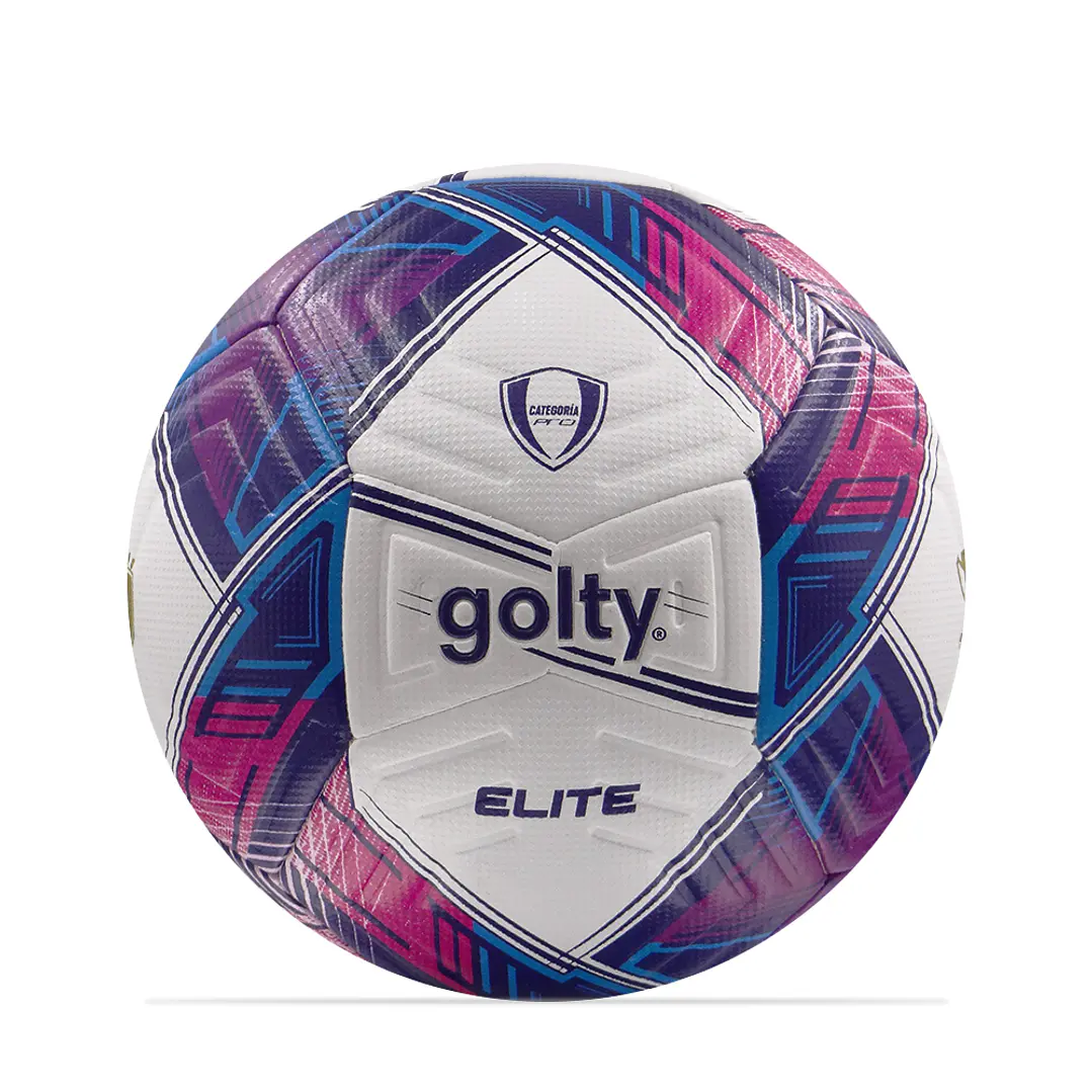 Balon Futbol Pro Golty Elite Dualtech No.3-Azul/Fucsia 1