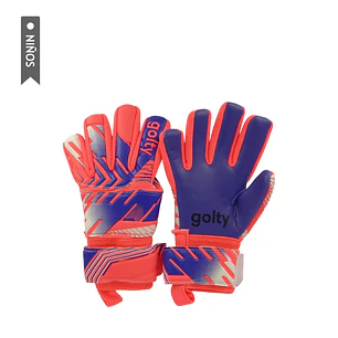 Guante Competencia Golty Pro Fingers Niño-Rojo/Gris