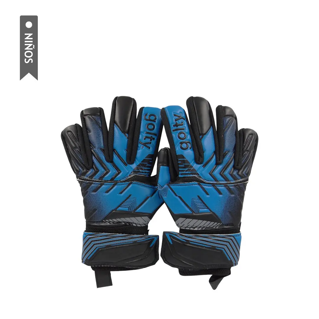 Guante Competencia Golty Pro Fingers Niño-Negro/Azul 2