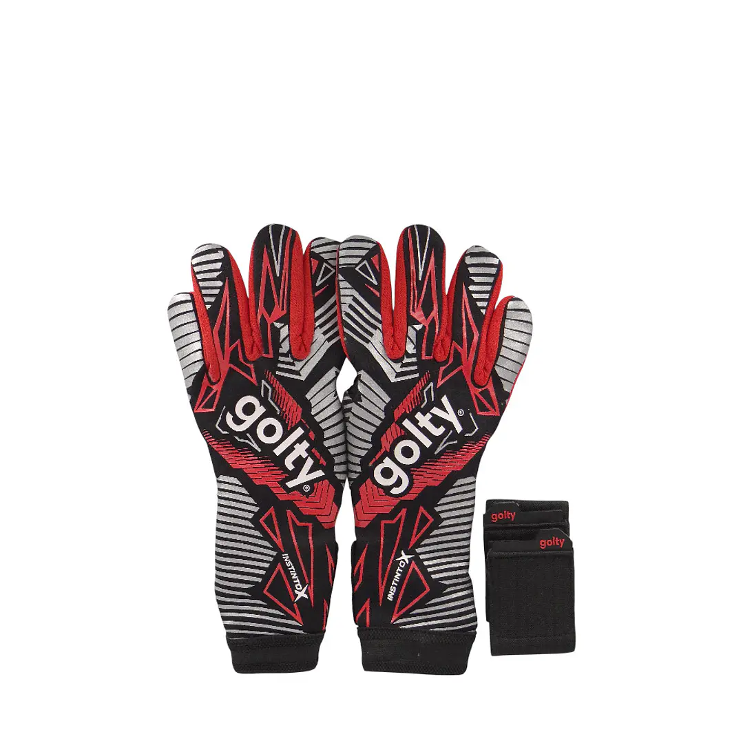 Guante Pro Golty Instinto X Hombre-Gris/Rojo 2
