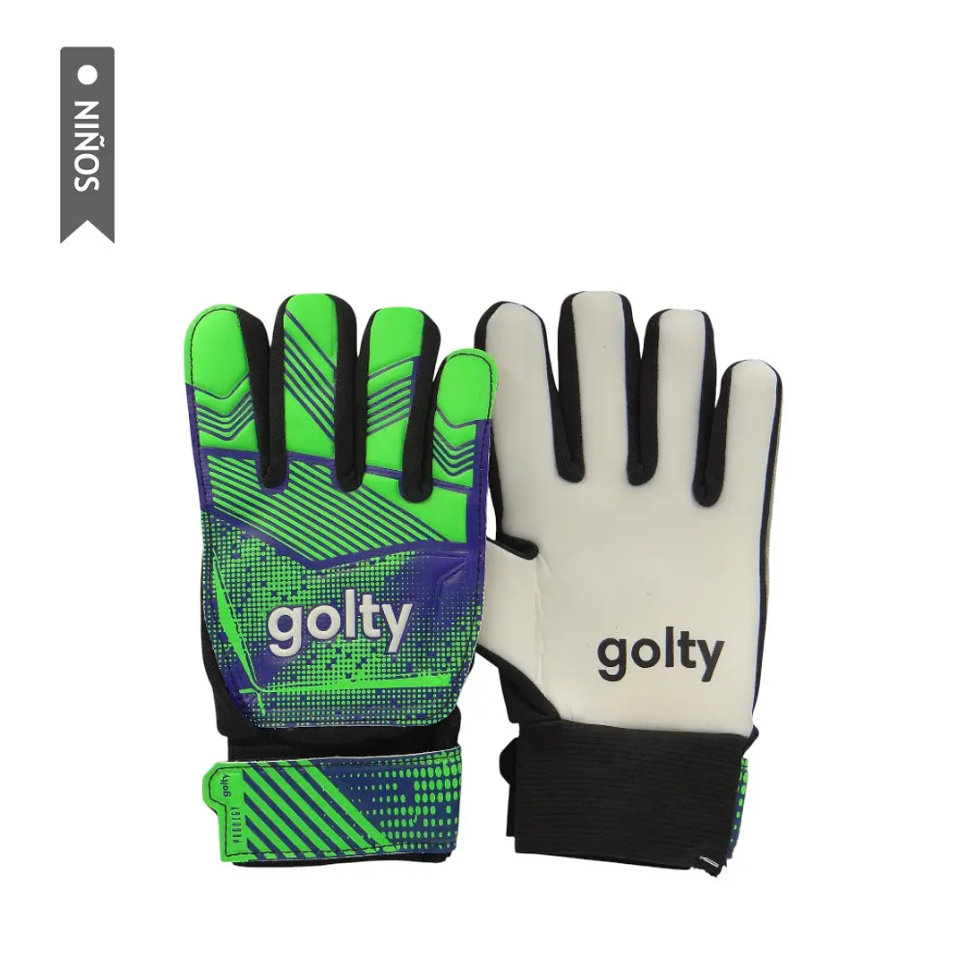 Guante Formacion Golty Prodigy Niño-Verde/Azul 1