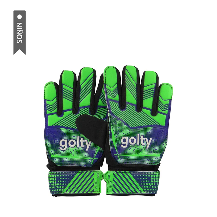 Guante Formacion Golty Prodigy Niño-Verde/Azul 2