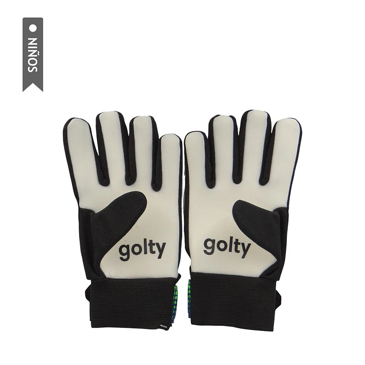 Guante Formacion Golty Prodigy Niño-Verde/Azul 3