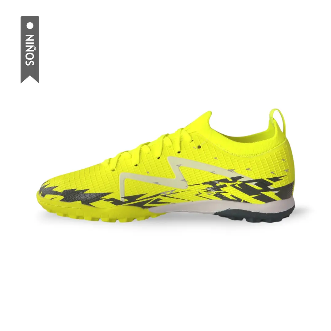 Zapatillas Fila Hyperflex Turf Niño-Verde Neon 3