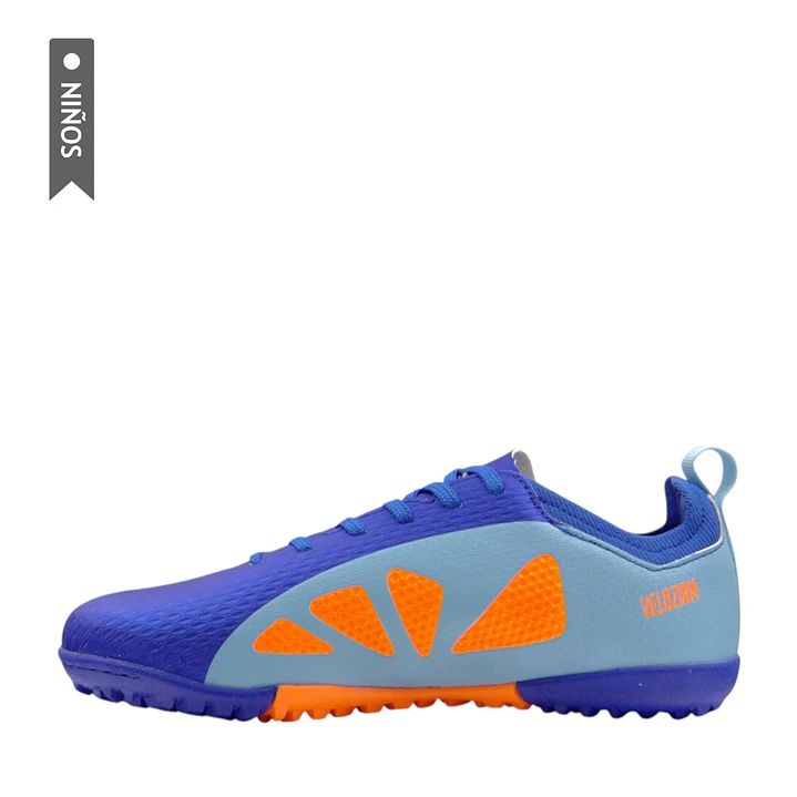 Zapatilla Golty Turf Velozion Formacion Niño-Azul/Azul 3