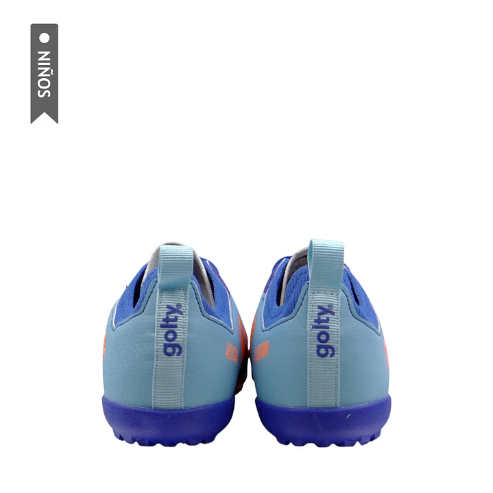 Zapatilla Golty Turf Velozion Formacion Niño-Azul/Azul 5