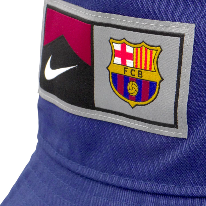 Gorro Nike Fcb Apex Bucket Hat Hombre-Azul 3