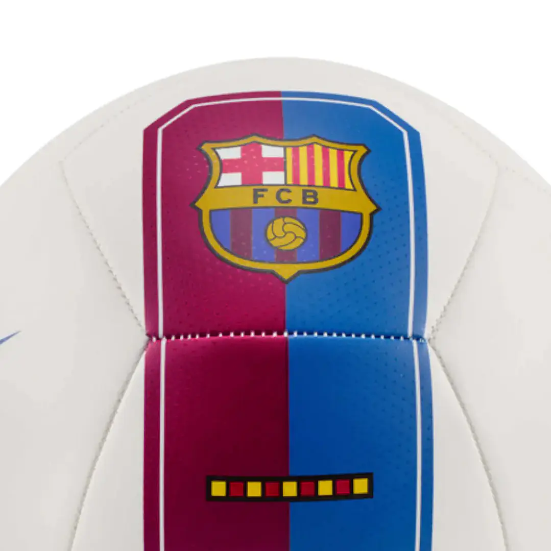 Balon Nike Fcb Pitch #5-Blanco 3