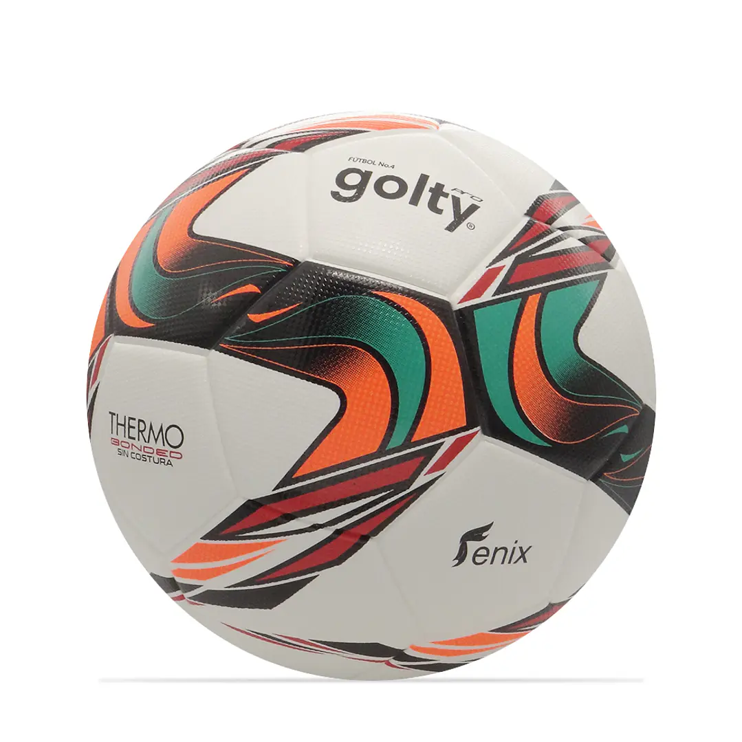 Balón Fútbol Golty Comp Fenix Thermobonded No.4-Blanco 3