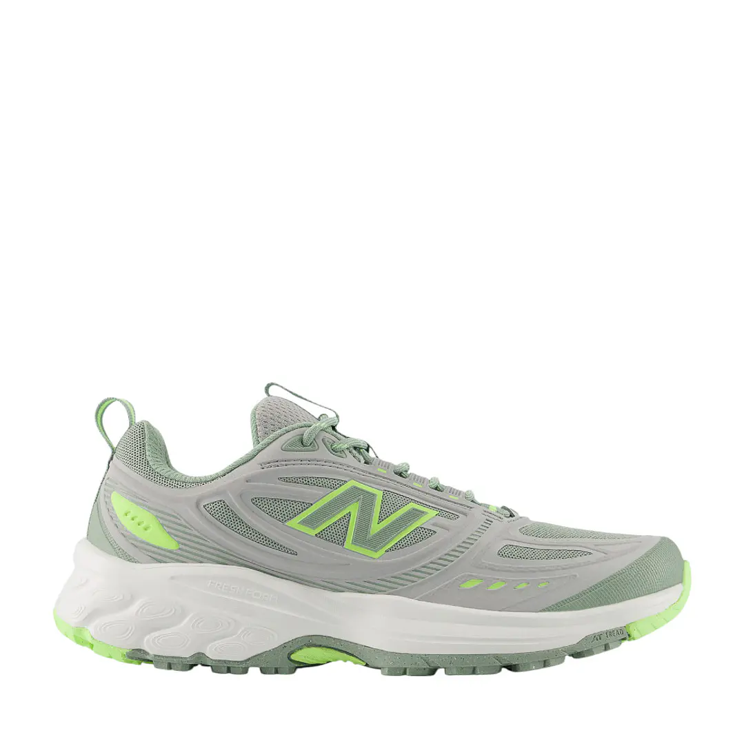 Tenis New Balance 410 Mujer-Gris/Verde 1