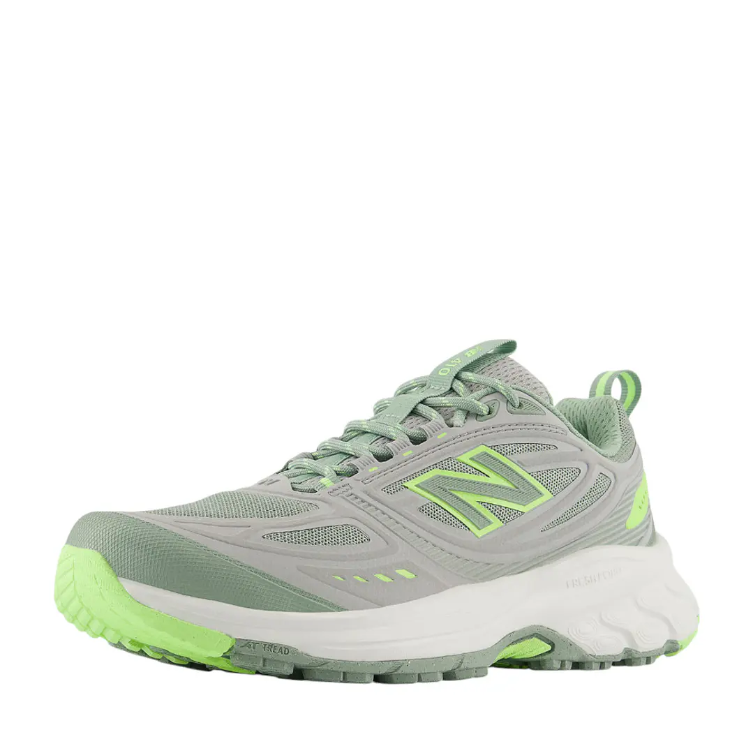 Tenis New Balance 410 Mujer-Gris/Verde 4