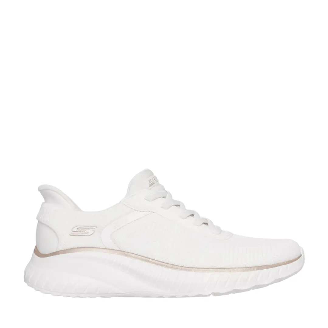 Tenis Skechers Bobssquadchaos-Currentmuse Mujer-Blanco/Oro 1