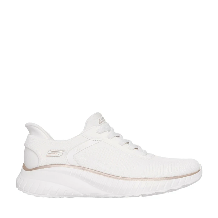 Tenis Skechers Bobssquadchaos-Currentmuse Mujer-Blanco/Oro 1