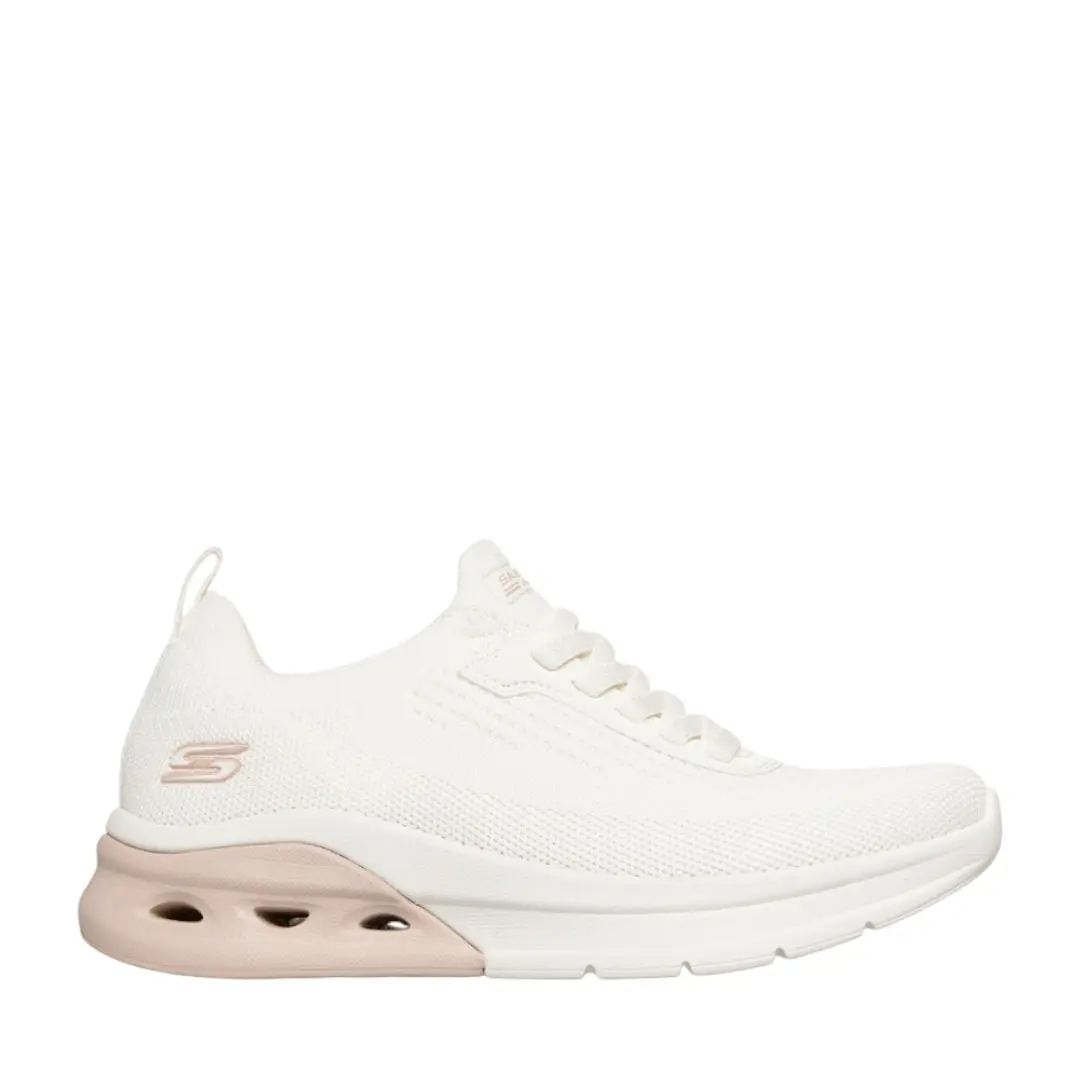 Tenis Skechers Bobs Arc Waves 2.0-Now Sprint Mujer-Blanco 1