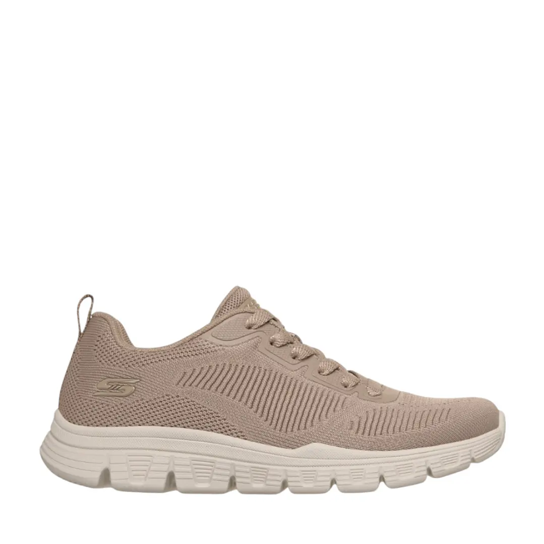 Tenis Skechers Bobsb-Lite-Slightflex Mujer-Gris Pardo 1