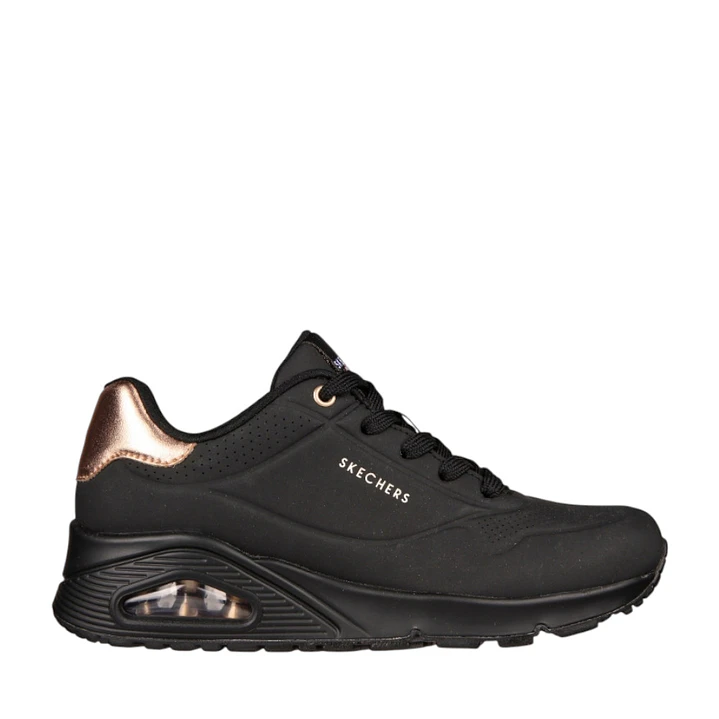 Tenis Skechers Uno - Golden Air Mujer-Negro 1