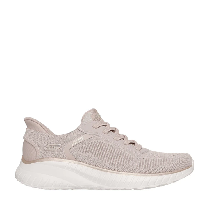 Tenis Skechers Bobssquadchaos-Currentmuse Mujer-Beige/Oro 1