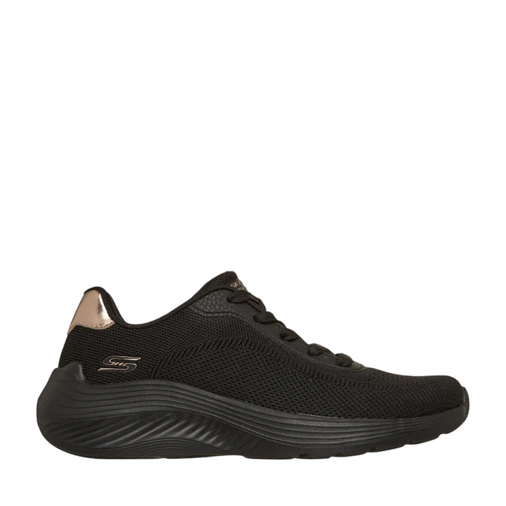 Tenis Skechers Bobssquadwaves-Currentlook Mujer-Negro 1