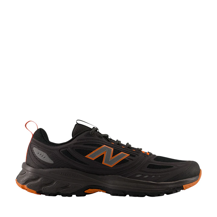 Tenis New Balance 410 Hombre-Negro/Naranja 1