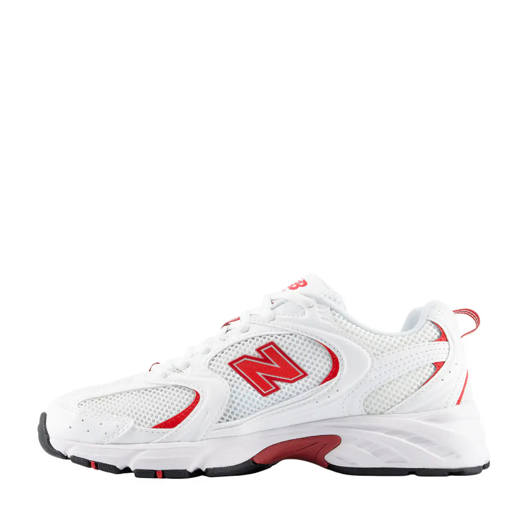 Tenis New Balance 530 Mujer-Blanco/Rojo 3