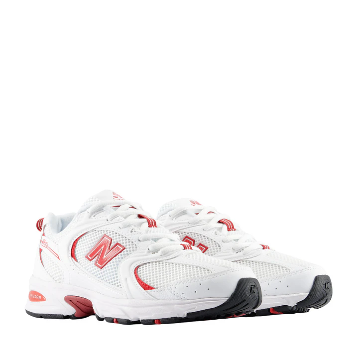 Tenis New Balance 530 Mujer-Blanco/Rojo 4
