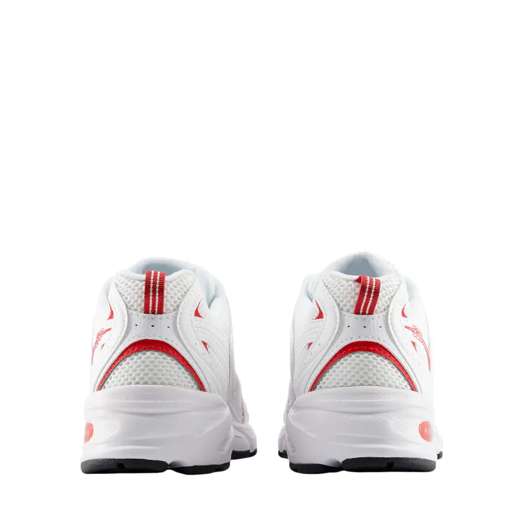 Tenis New Balance 530 Mujer-Blanco/Rojo 5