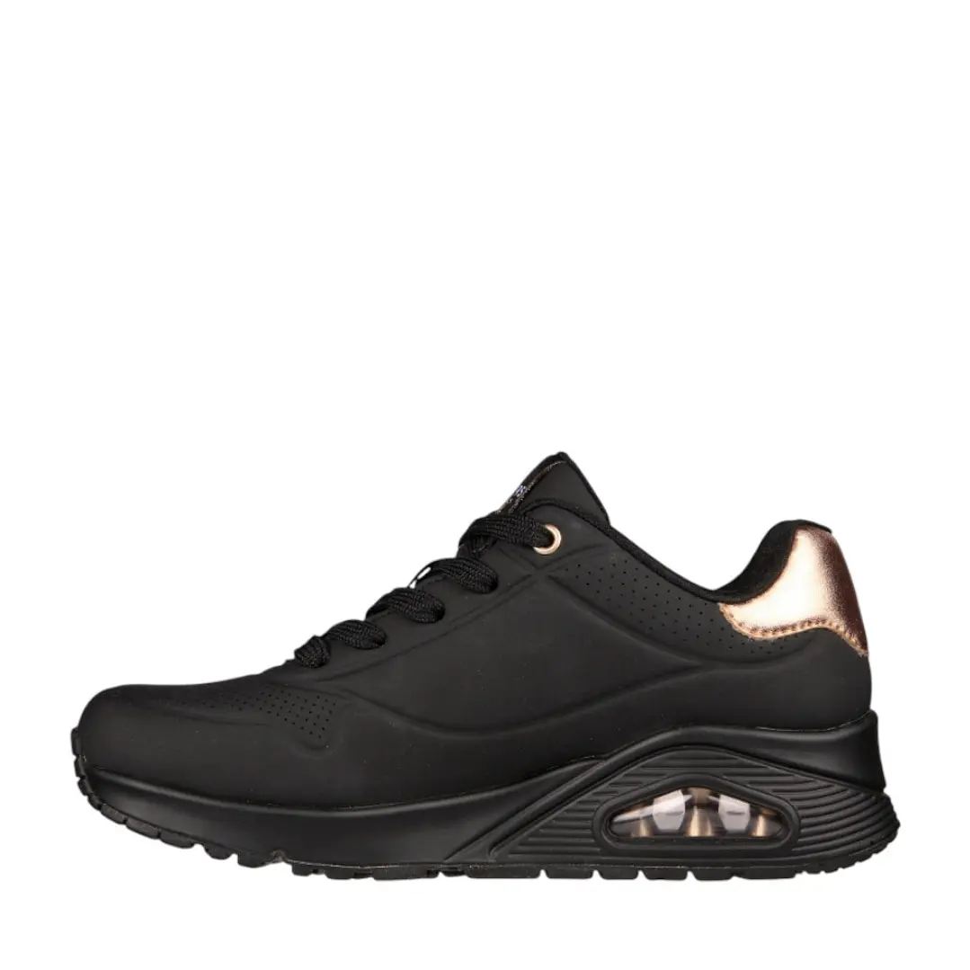 Tenis Skechers Uno - Golden Air Mujer-Negro 3