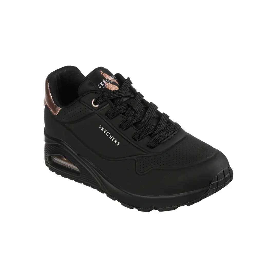 Tenis Skechers Uno - Golden Air Mujer-Negro 4