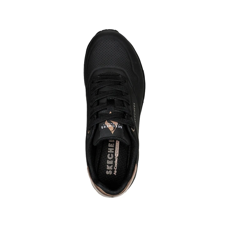 Tenis Skechers Uno - Golden Air Mujer-Negro 5