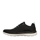 Tenis Skechers Archfitsummits-Dailyflow Mujer-Negro/Azul - Miniatura 3