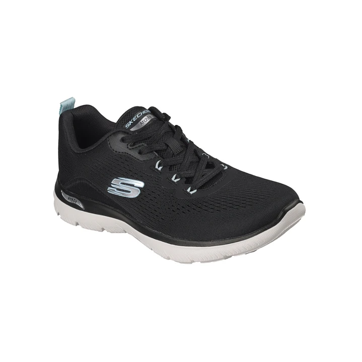 Tenis Skechers Archfitsummits-Dailyflow Mujer-Negro/Azul 4