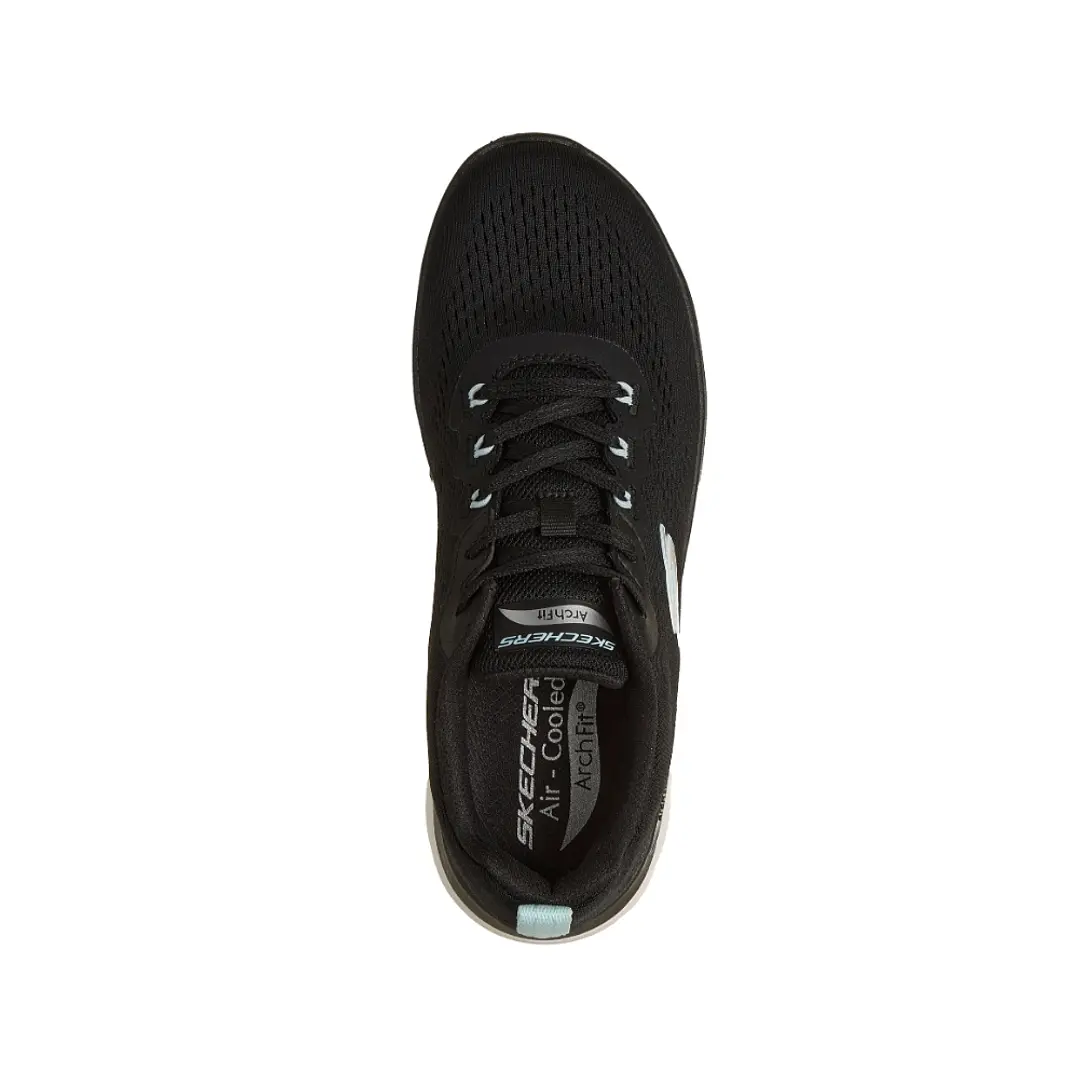Tenis Skechers Archfitsummits-Dailyflow Mujer-Negro/Azul 5