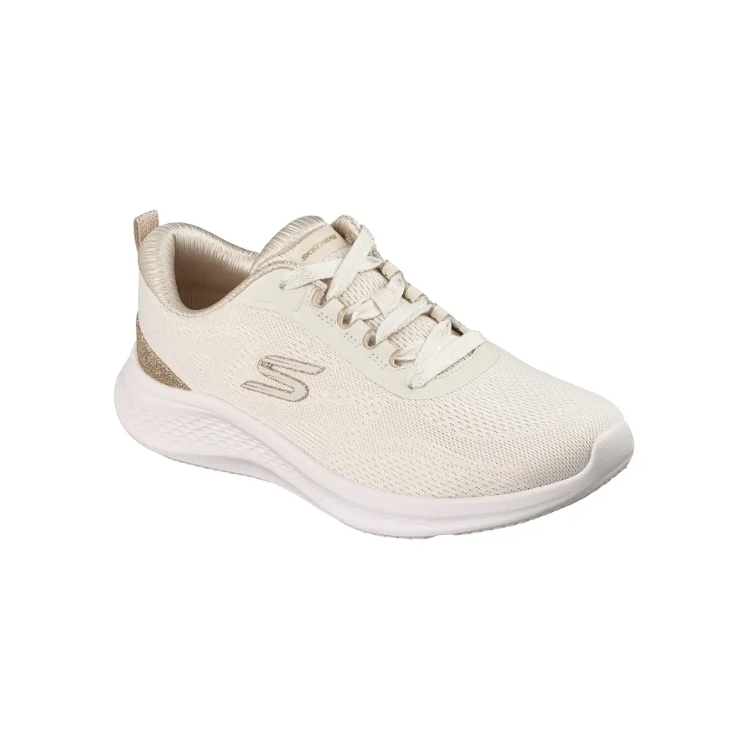 Tenis Skechers Skech-Litepro2.0-Brilliant Mujer-Beige/Oro 4