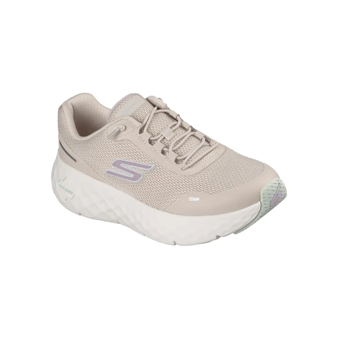 Tenis Skechers Gowalkmaxcushioningflex Mujer-Beige 4
