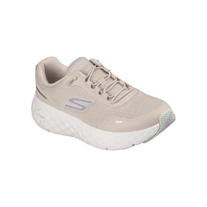 Tenis Skechers Gowalkmaxcushioningflex Mujer-Beige 4